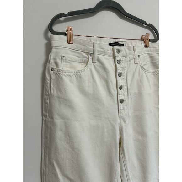 Joe's X Weworewhat The Danielle High Waist Slim Jeans, Size 32 - White - Picture 2 of 11